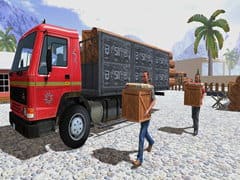 Asian Offroad Cargo Truck Drive