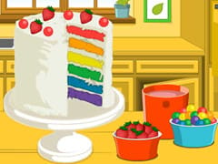 Emma Recipes: Rainbow Clown Cake