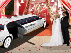 Luxury Wedding Limousine Car