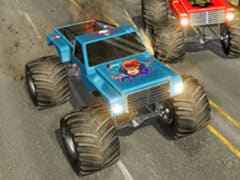 Ultimate Montertruck Race With Traffic 3D
