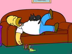 Homer Simpson Saw Game