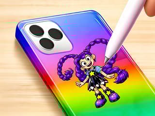 Princess Clear Phone Case DIY