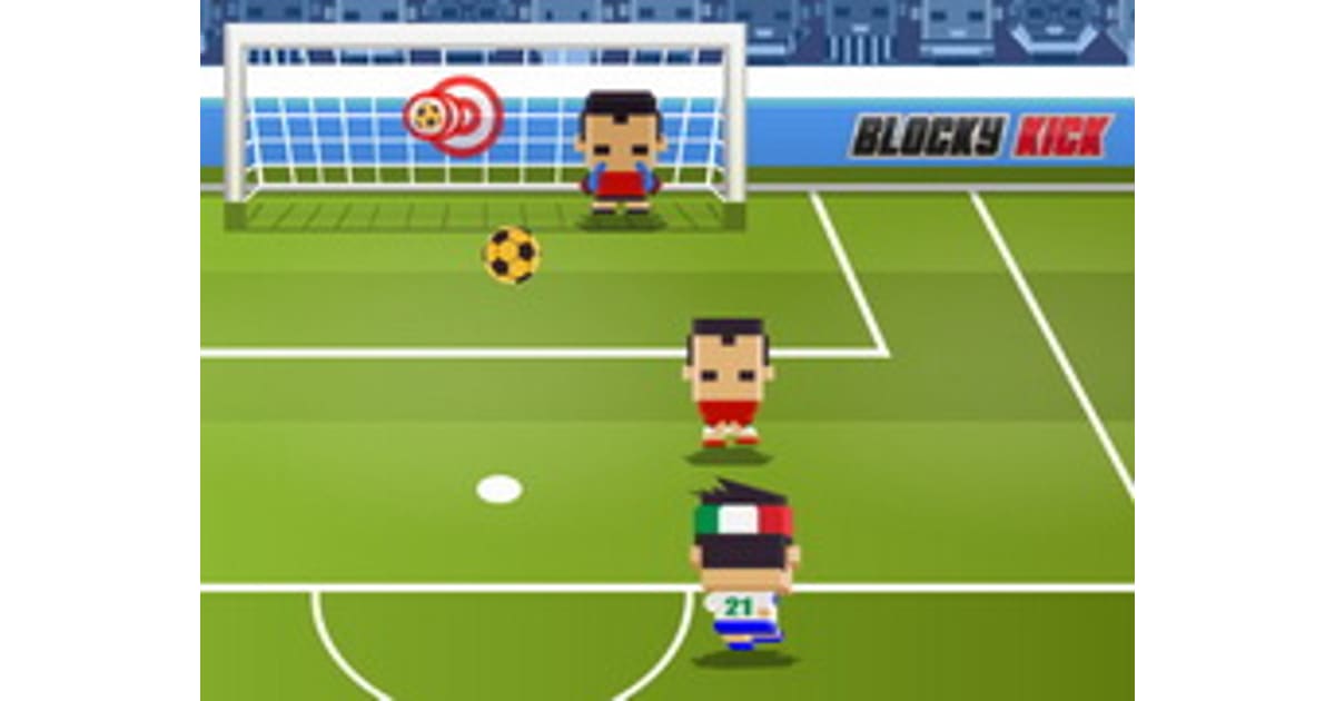Blocky Kick - Play Blocky Kick Online on CarGames.Com