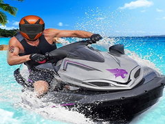 Jetsky Water Racing Power Boat Stunts